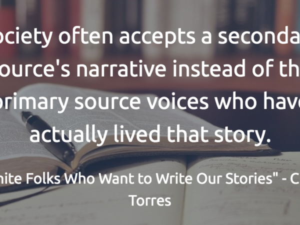 For White Folks Who Want to Write Our Stories